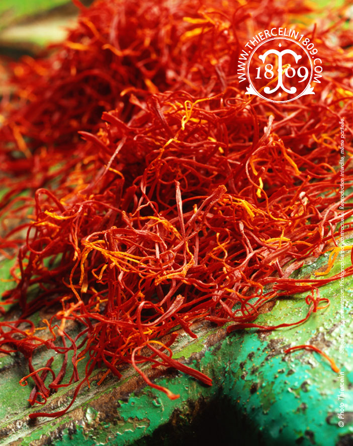 SAFRAN, Fäden ganz, Sammler-Metalldose La Belle Safranière®, Karton mit 9 x 10 g