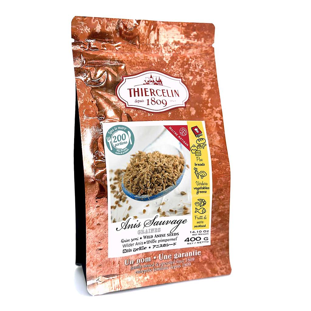 Semi di anice selvatico, sacchetto salvafreschezza richiudibile, 400 g