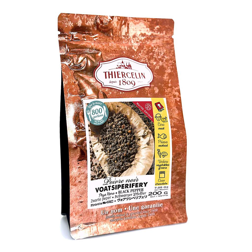 Voatsiperifery Pfeffer, getrocknete Früchte (Pfefferkörner), 200 g wiederverschließbarer Frischebeutel