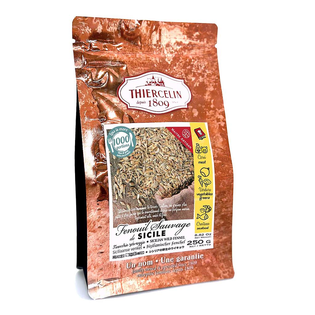 FINOCCHIO SELVATICO DI SICILIANO, frutti secchi (mericarpi), busta per la conservazione, 250 g