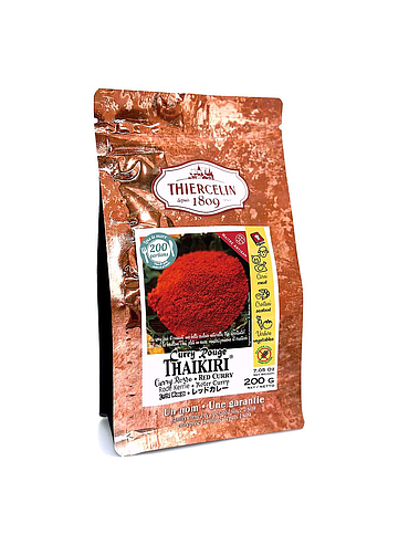 CURRY ROJO THAIKIRI®, mezcla de especias, sobre fresco resellable 200 g 