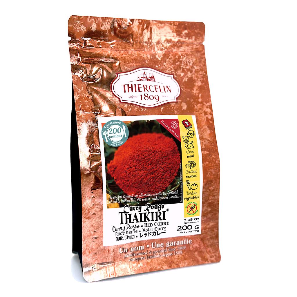 THAIKIRI® RÖD CURRY, kryddblandning, återförslutningsbar färskhetspåse 200 g