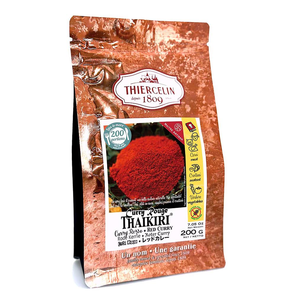 THAIKIRI® RODE CURRY, kruidenmix, hersluitbare vershoudzak 200 g