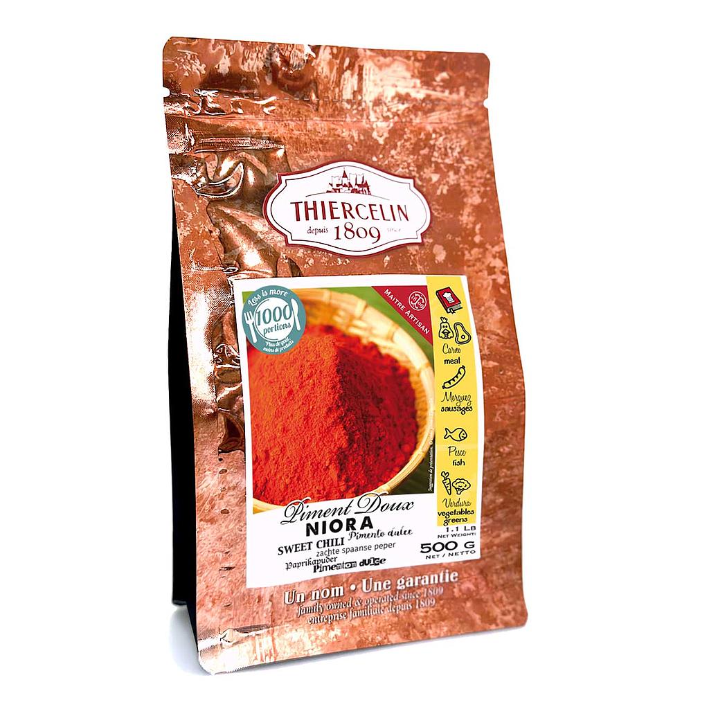 Zoete paprika (Niora), poeder, hersluitbare vershoudzak 500 g