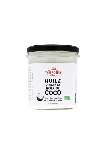 ORGANIC COCONUT OIL, virgin, first pressing, from organic farming, 314 ml jar, 235 g 