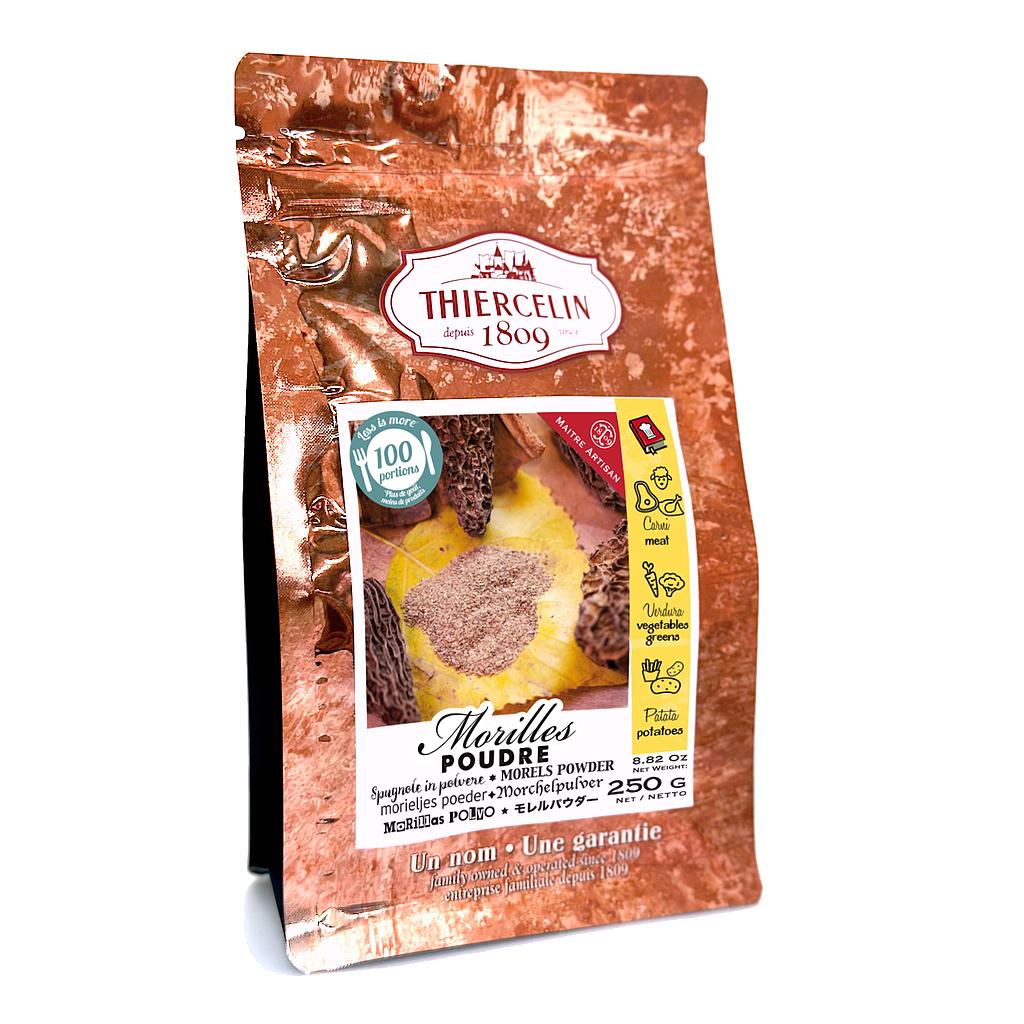 MORILLES, réduites en poudre, sachet fraîcheur refermable 250 g