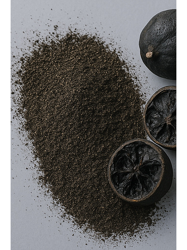 CITRON NOIR POUDRE, citrons noirs fermentés réduits en poudre, sac vrac kg