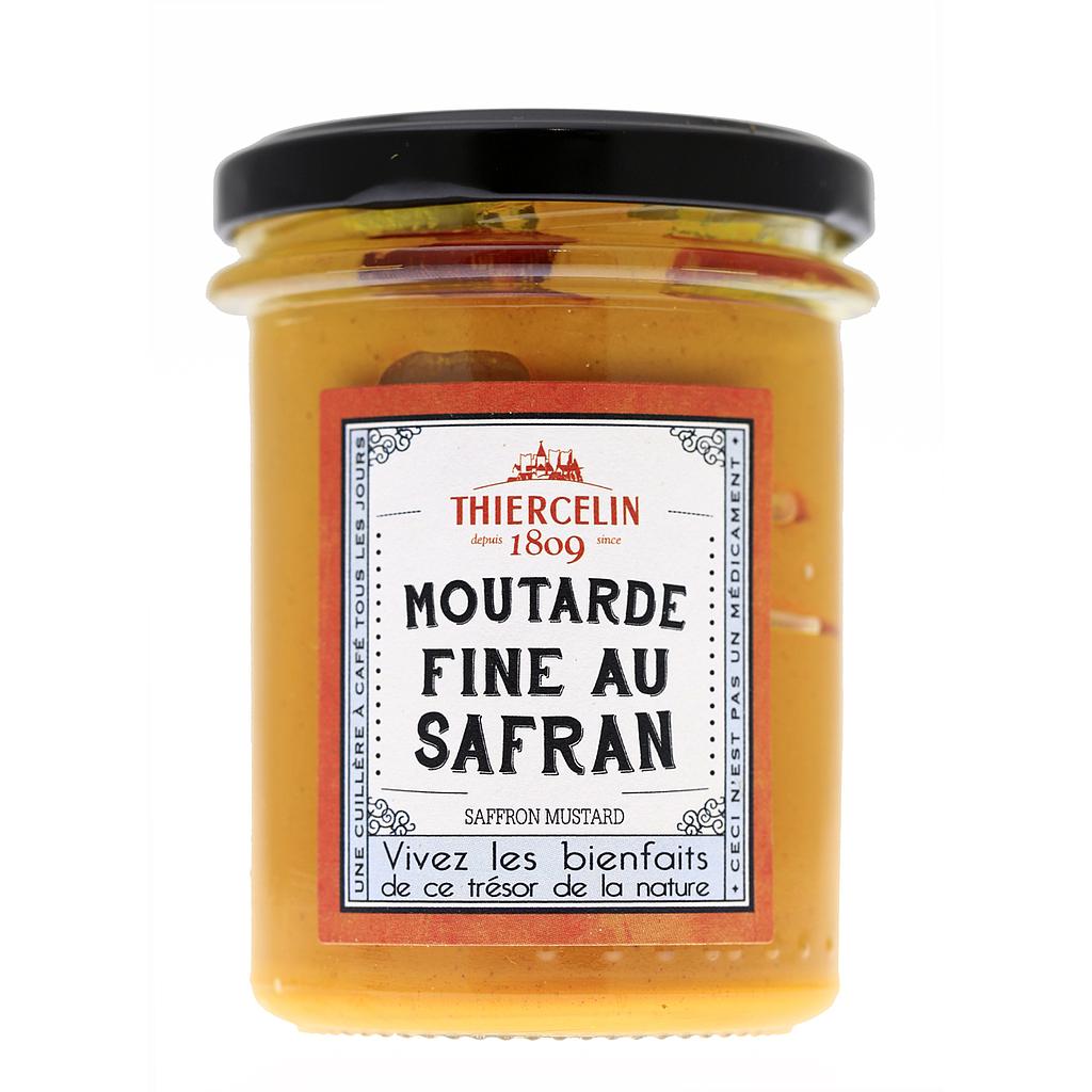 SENAPE ALLO ZAFFERANO, fine, aromatizzata naturalmente, barattolo di vetro, 200 g