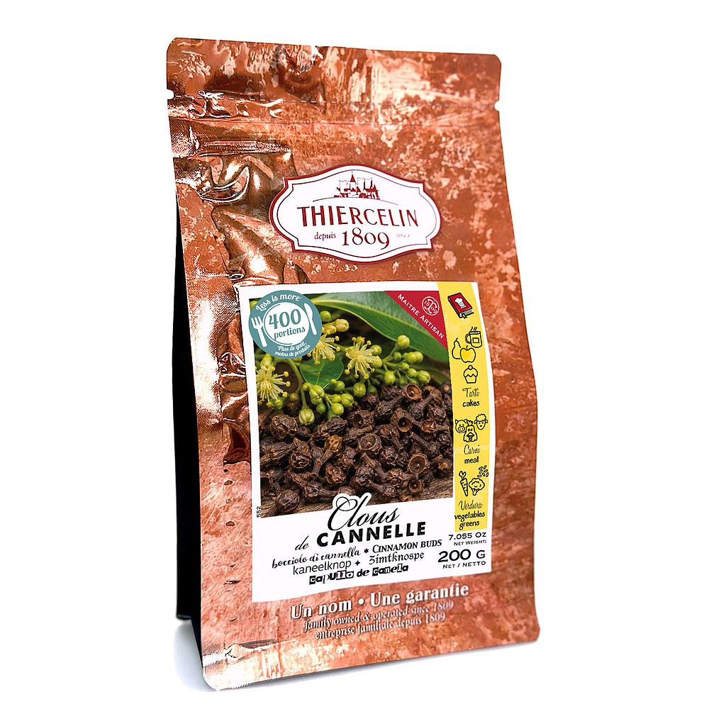 BOCCIOLO DI CANNELLA, bocciolo di fiore (chicchi interi), busta richiudibile per preservarne la freschezza 200 g