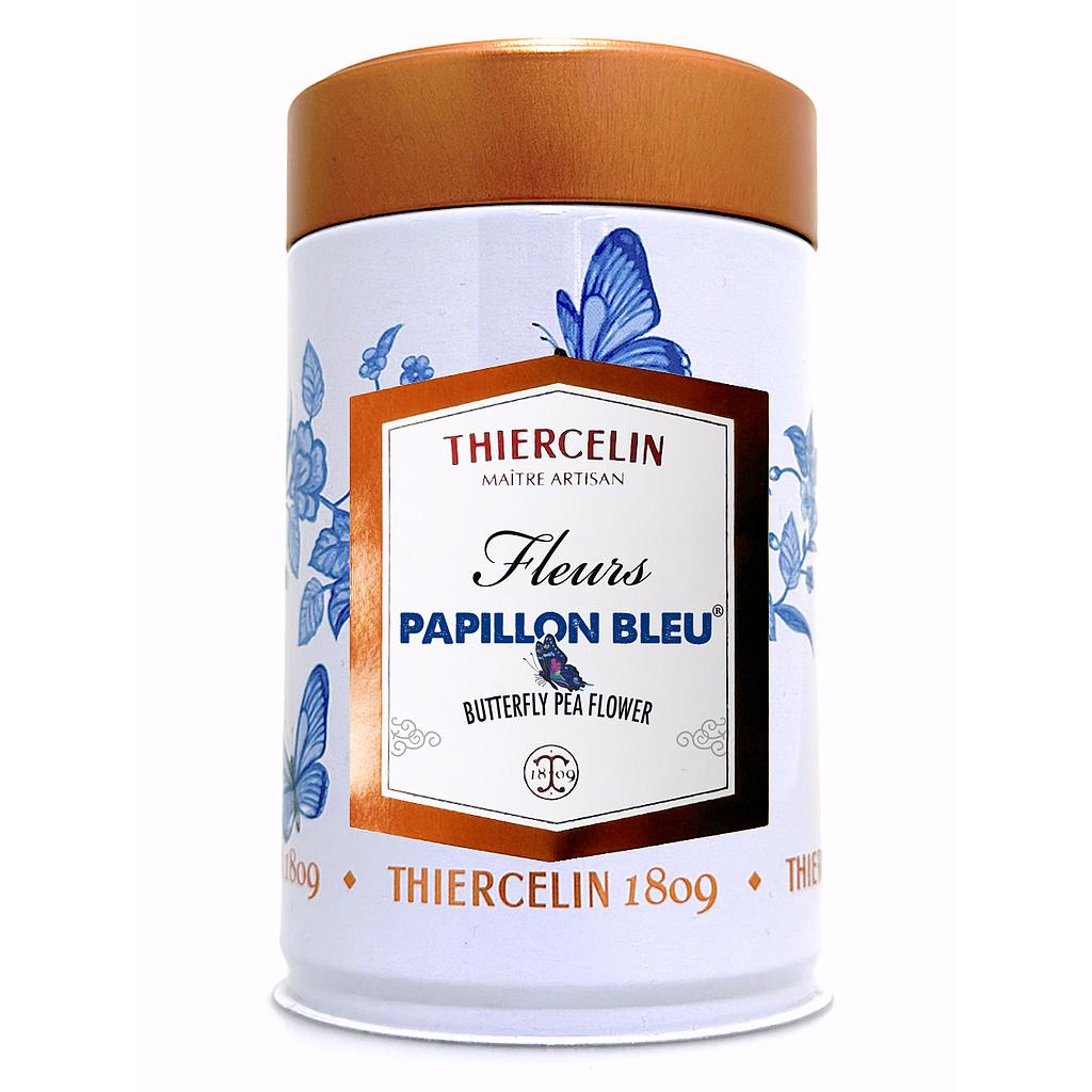 FIORE DI PISELLO FARFALLA PAPILLON BLEU®, fiori secchi, scatola di metallo 50 g