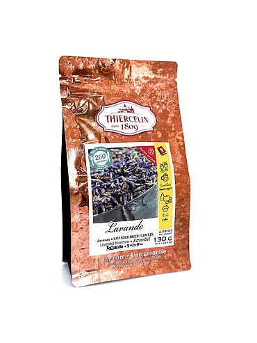 LAVANDE, fleurs séchées, sachet fraîcheur refermable 130 g