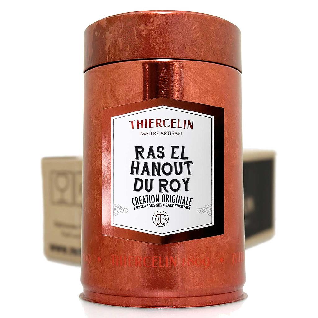 RAS EL HANOUT DU ROY, mélange d'épices concassées, boîte métal cannette, Carton de 12 x 130 g