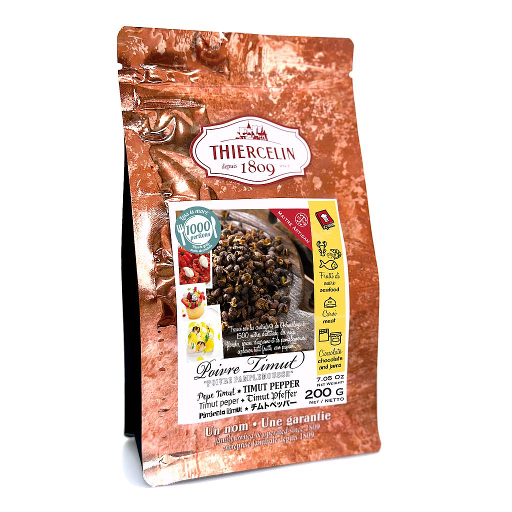 NEPAL TIMUT PEPER, gedroogde vruchten (follikels), hersluitbare vershoudzak 200 g