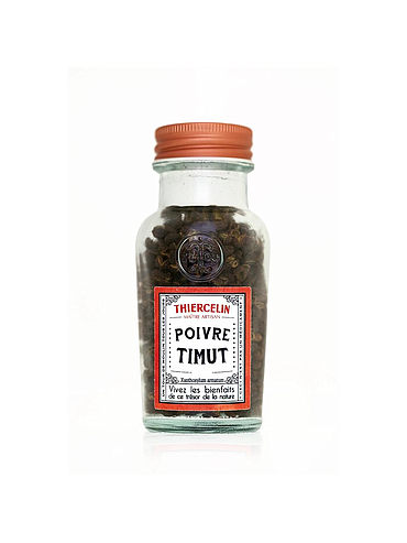 PIMENTA TIMUT DO NEPAL, frutos secos (folículos), caixa de vidro reciclado 30 g