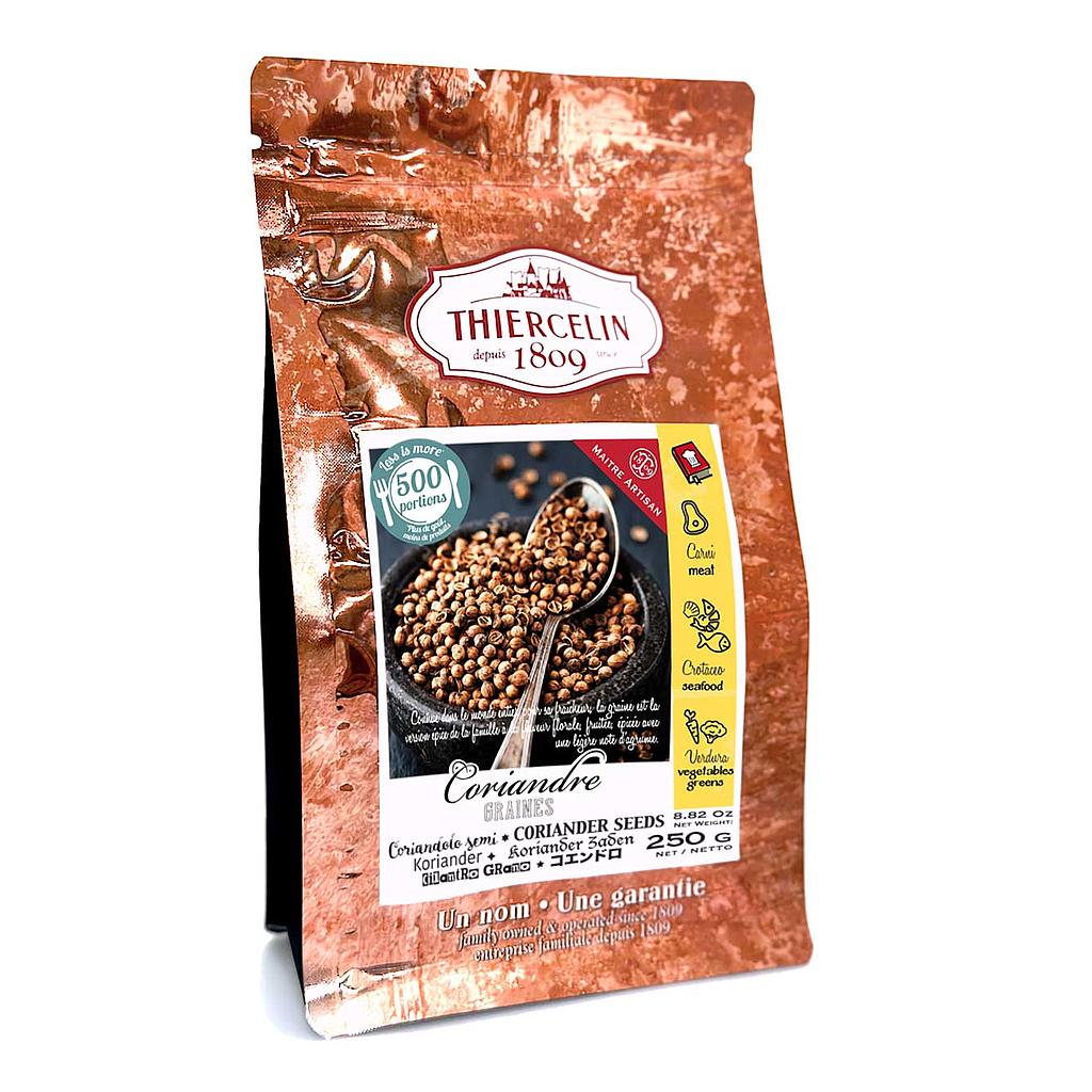 COENTROS, frutos secos (diaquenos), embalagem de frescura com fecho hermético, 250g