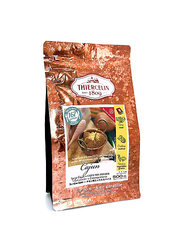 CAJUN (EPICES), mélange en poudre, sachet fraîcheur refermable 500 g