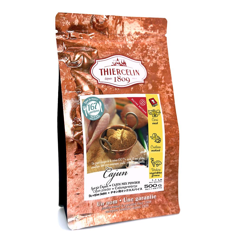 CAJUN (ESPECIAS), mezcla en polvo, bolsa de frescura resellable 500 g
