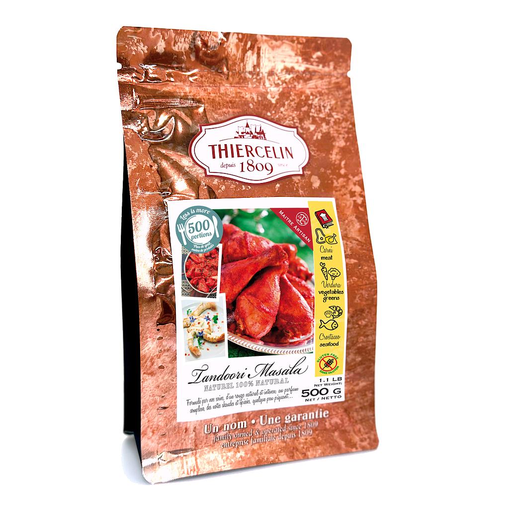 TANDOORI MASALA, mistura de especiarias em pó, saco de frescura com fecho hermético 500 g