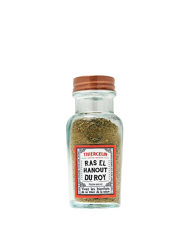 RAS EL HANOUT DU ROY, mélange d'épices concassées, écrin en verre recyclé, 60 g