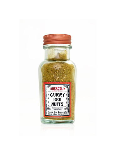 CURRY 1001 NIGHTS®, pulvermix, återvunnet glasfodral 45 g