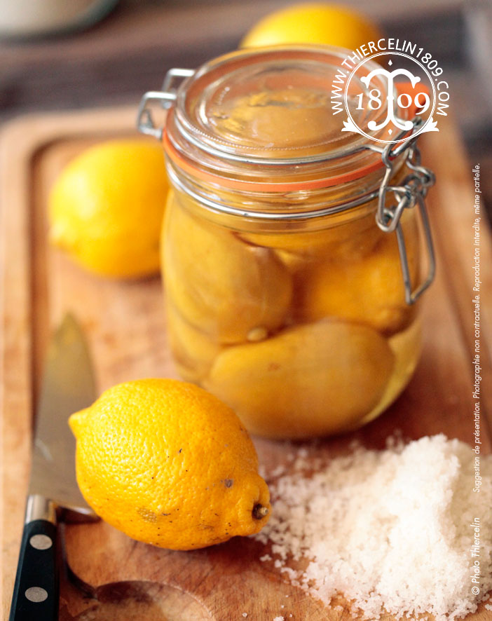 KONSERVIERTE ZITRONEN mit Salz, Le Parfait® Glas, mechanische Öffnung, 250 g