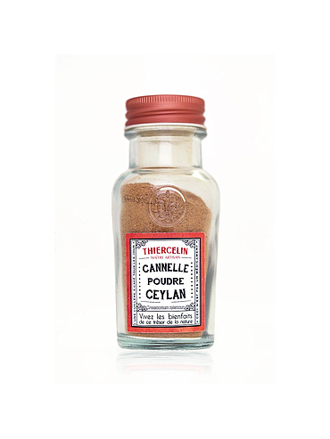 CANNELLA DI CEYLON, polvere, astuccio in vetro riciclato 40 g