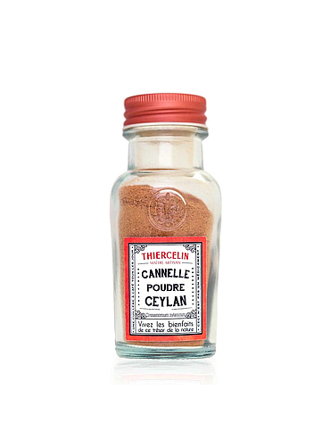 CANNELLE DE CEYLAN, poudre, écrin en verre recyclé 40 g
