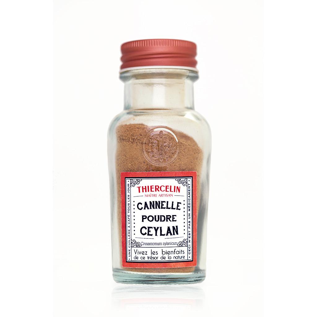 CANNELLE DE CEYLAN, poudre, écrin en verre recyclé 40 g