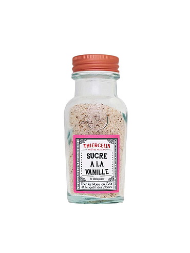 Zucchero vanigliato Bourbon, dal Madagascar, 6%, aroma naturale, barattolo di vetro riciclato, 80 g