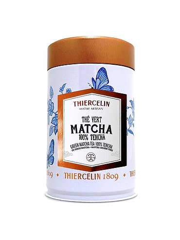 Chá verde Matcha em pó, Japão, lata de metal, 125 g