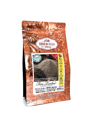 Tonkabonen, gemalen tot poeder, 250 g hersluitbare zak voor optimale versheid.