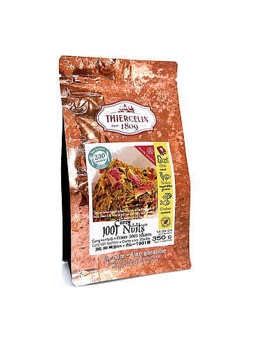 CURRY 1001 NUITS®, mezcla en polvo, sobre de frescura resellable, 350 g 