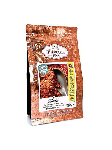 SATE, mix di spezie, sacchetto salvafreschezza richiudibile 500 g