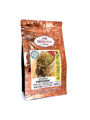 ZATHAR PHENICIEN®, miscela di spezie tritate, sacchetto salvafreschezza richiudibile da 400 g