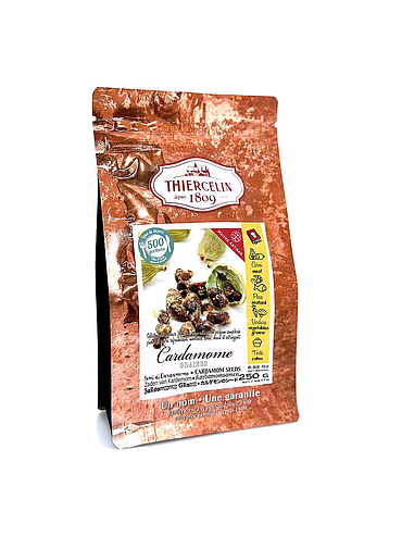 CARDAMOMO, sementes, saco de frescura reutilizável 250 g