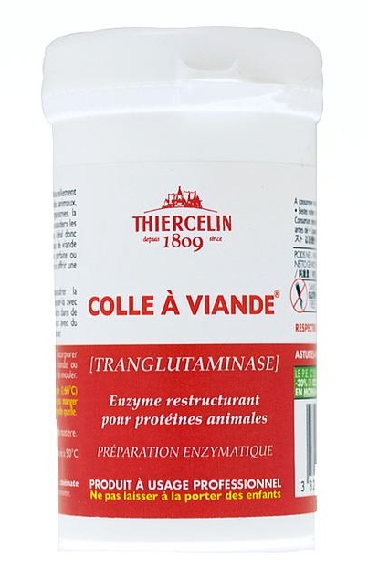 PEGAMENTO PARA CARNE, transglutaminasa en polvo, tarro de 50 g 