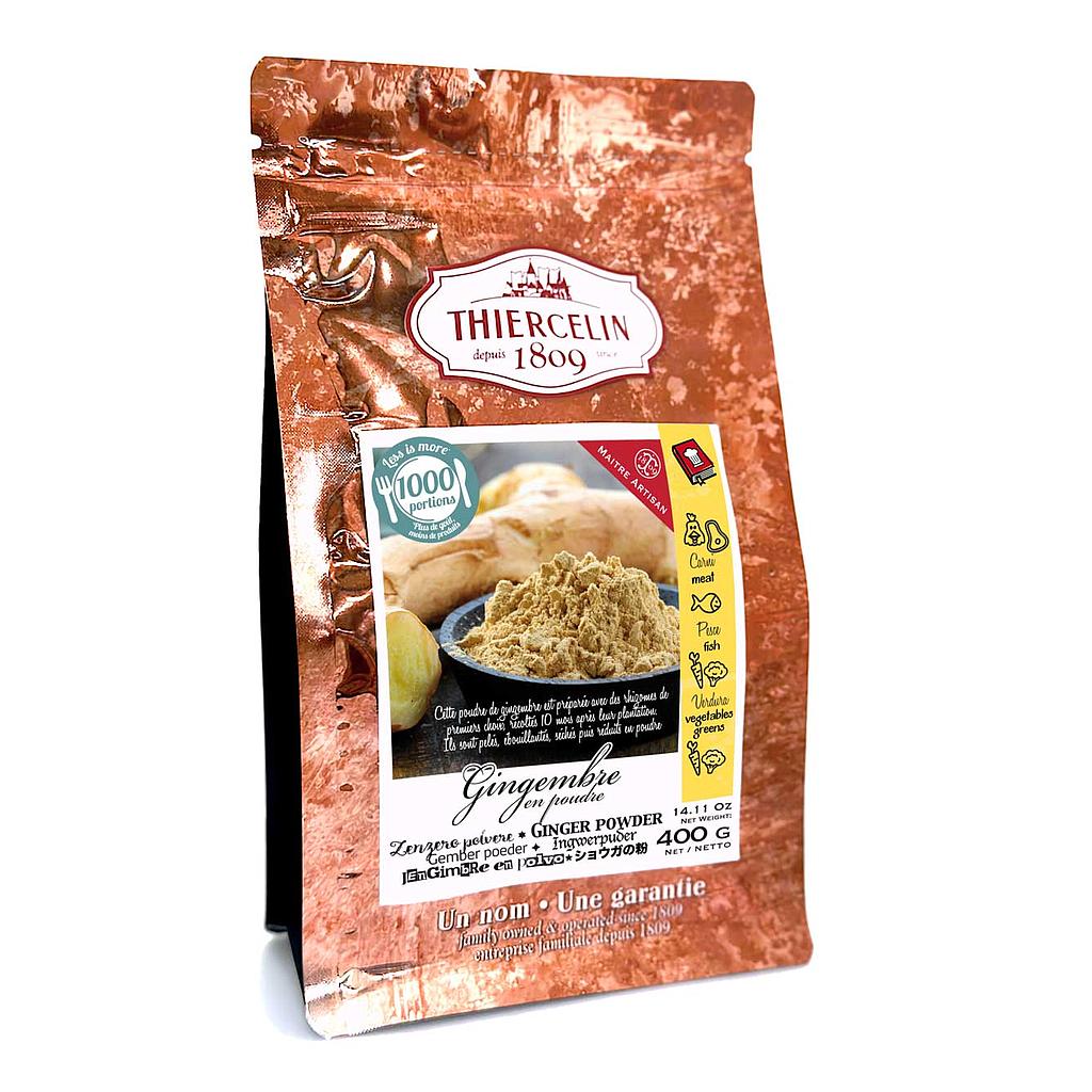 Ingwerpulver, wiederverschließbarer Frischebeutel 400 g