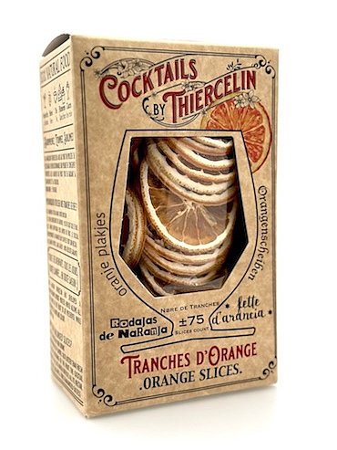 ORANGE, tranches séchées pour boissons et décors sucrés, boîte carton 200 g