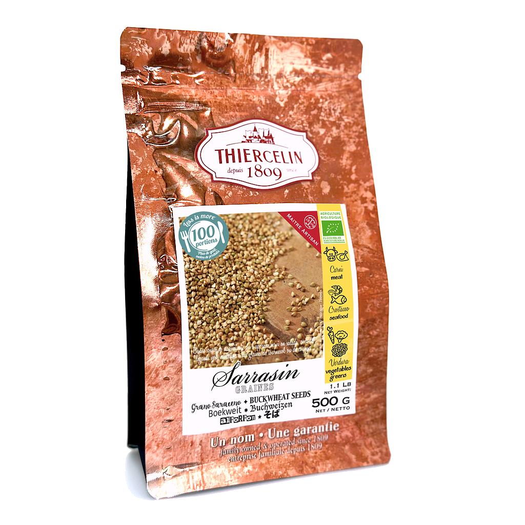 ORGANIC BUCKWHEAT, hulled seeds, from organic farming, resealable freshness bag 500 g