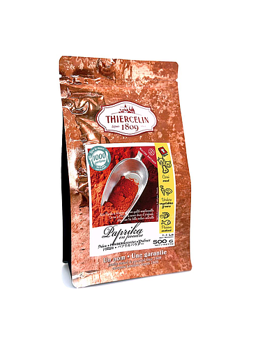 PAPRIKA, pulver, återförslutningsbar färskhetspåse 500 g