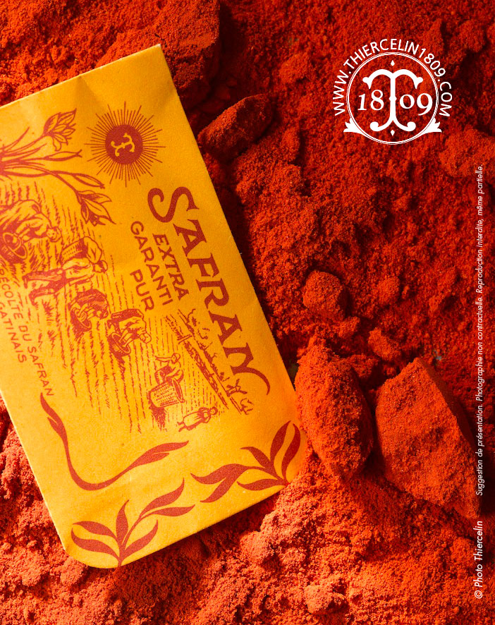 SAFFRON, POWDER, First Grade, white box with seal of 1 kg