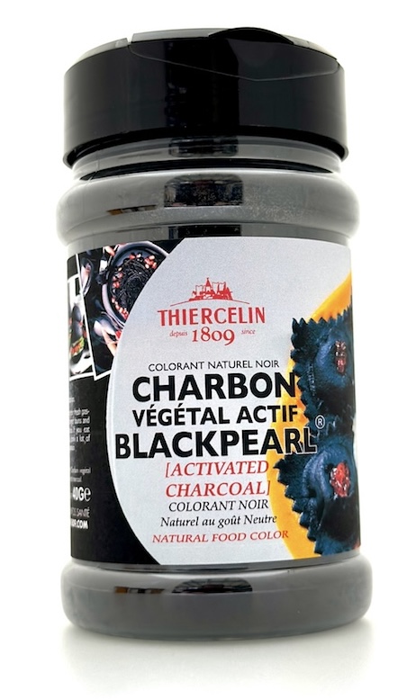 CARBONE VEGETALE BLACK PEARL®, colorante nero naturale, barattolo PET 330 ml, 40 g