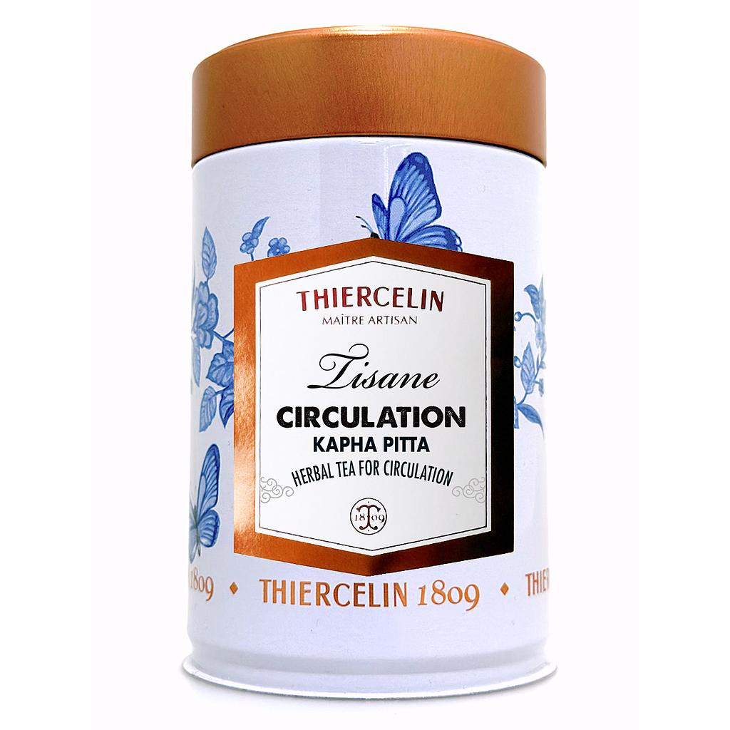 TÉ DE HIERBAS PARA LA CIRCULACIÓN, mezcla de hierbas KAPHA-PITTA, lata metálica de 100 g