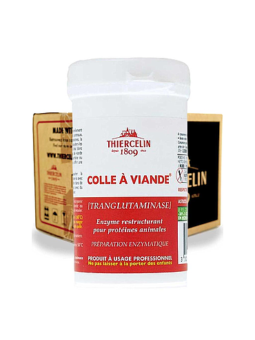 COLA DE CARNE, pó de transglutaminase, frasco, 12 x 50 g