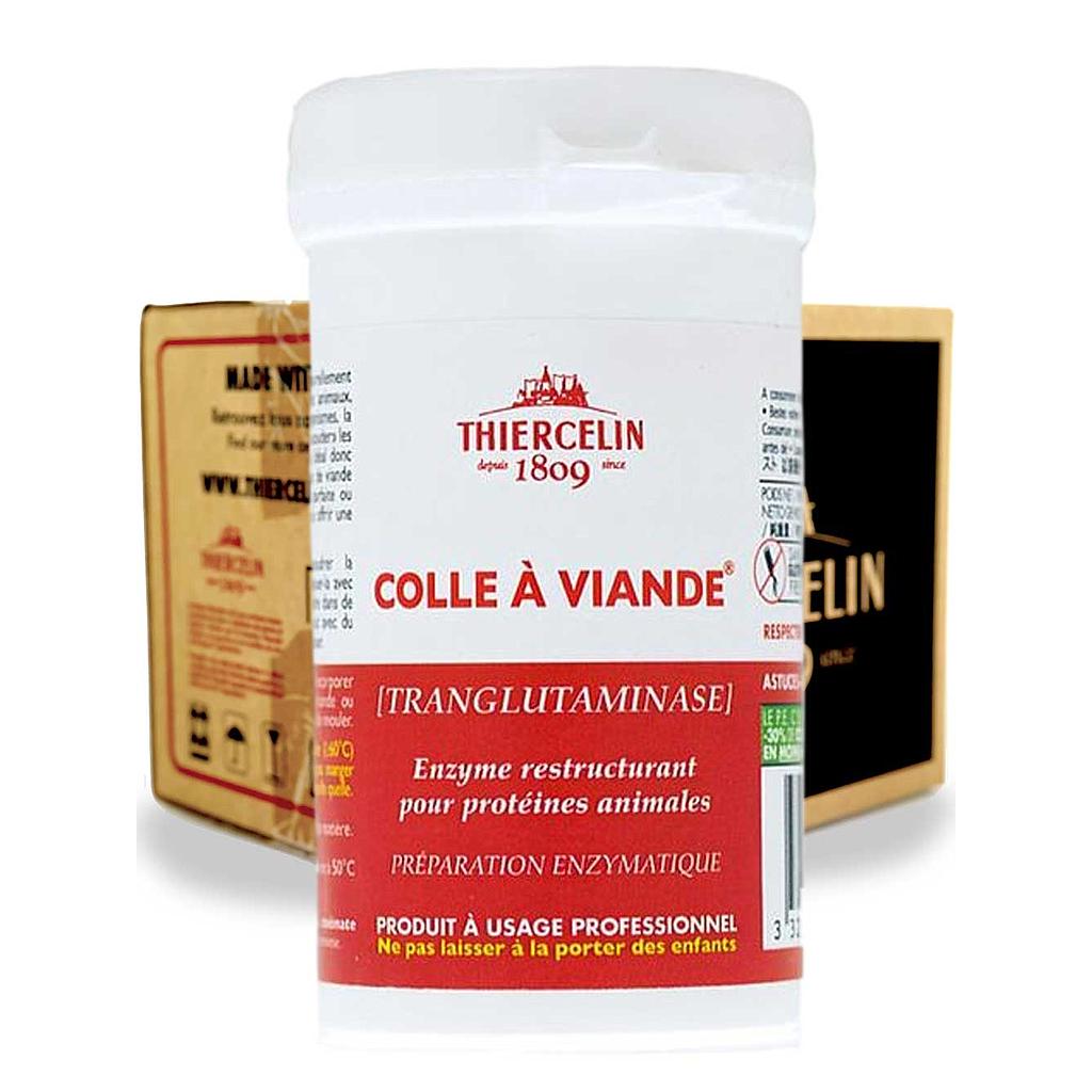 COLLA PER CARNE, transglutaminasi in polvere, barattolo, 12 x 50 g