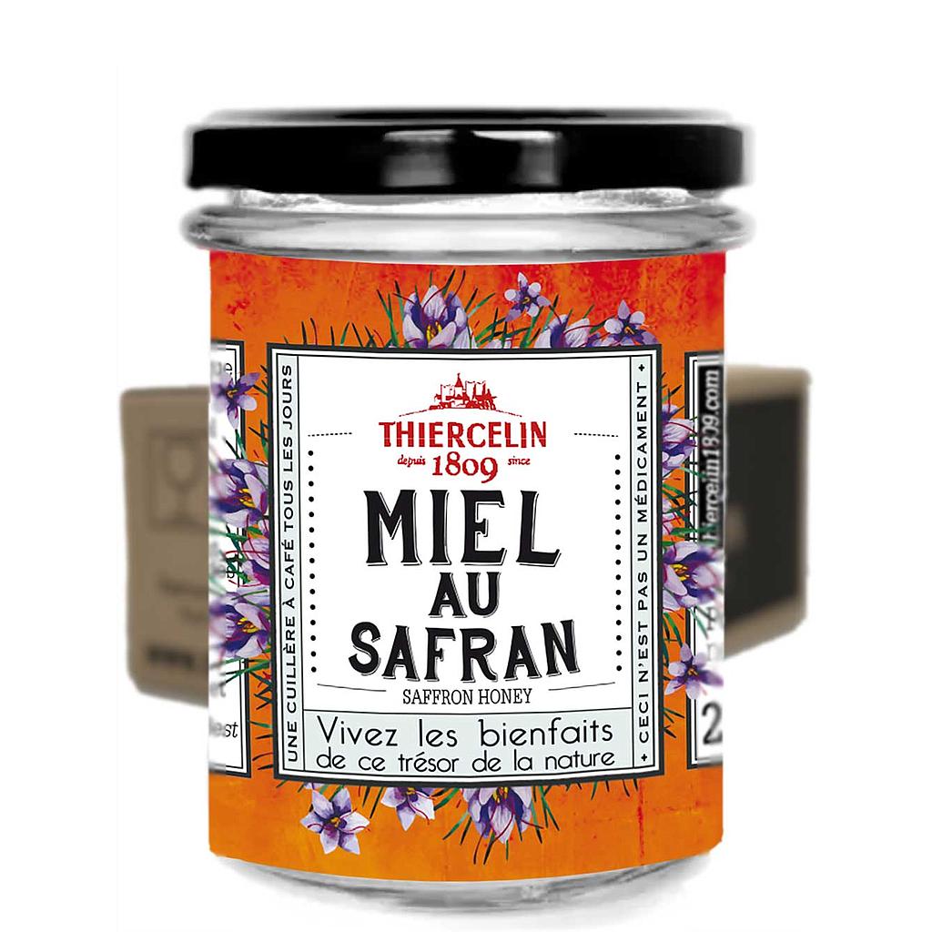 Saffransinfuserad honung, naturligt smaksatt, glasburk, kartong med 6 x 225 g